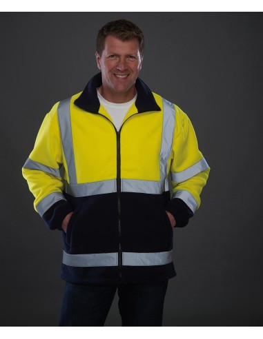 Y-HVK08-Hi-Vis Fleece Jacket